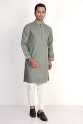 Men Premium Panjabi (Olive)